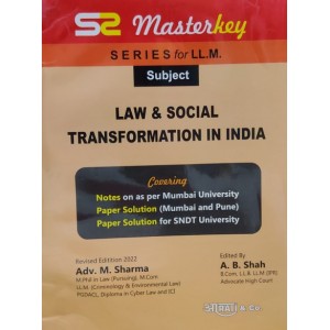 Aarti & Company's Master Key on Law & Social Transformation In India for LL.M by Adv. Minal M. Sharma, Adv. Aarti Bhavin Shah